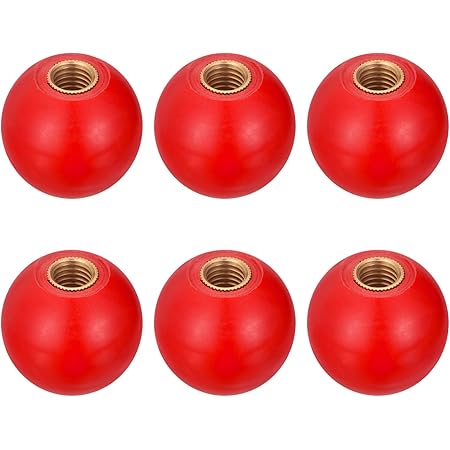 Red Balls For Ball Pit HARFINGTON 6-Pack M12 Threaded Ball